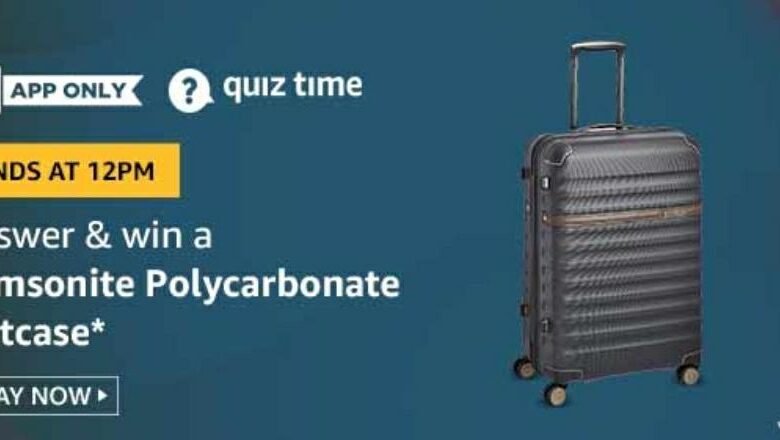 Samsonite Polycarbonate Suitcase Quiz
