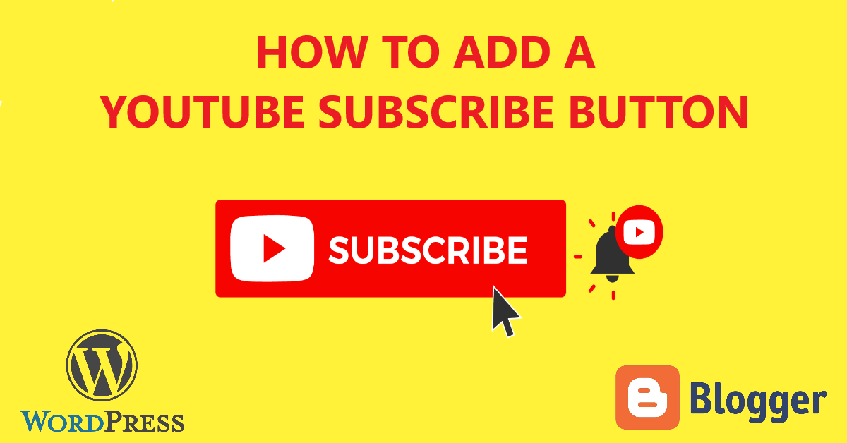 How to Add a YouTube Subscribe Button to a Blog