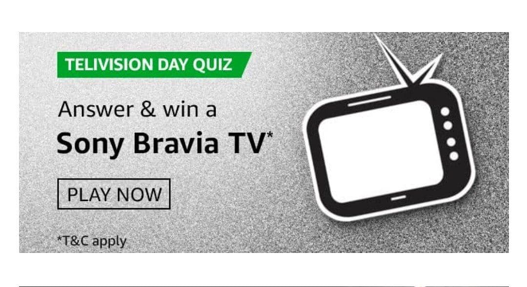Amazon Television Day Quiz Answers – Win a Sony Bravia 4K Ultra HD TV