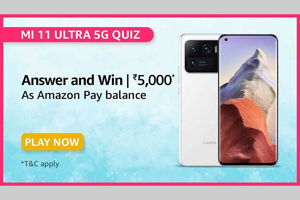Amazon Mi 11 Ultra 5G Quiz answers