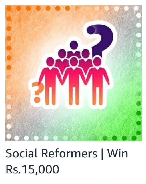 Amazon Extraordinary Indians in Social Causes Quiz answers