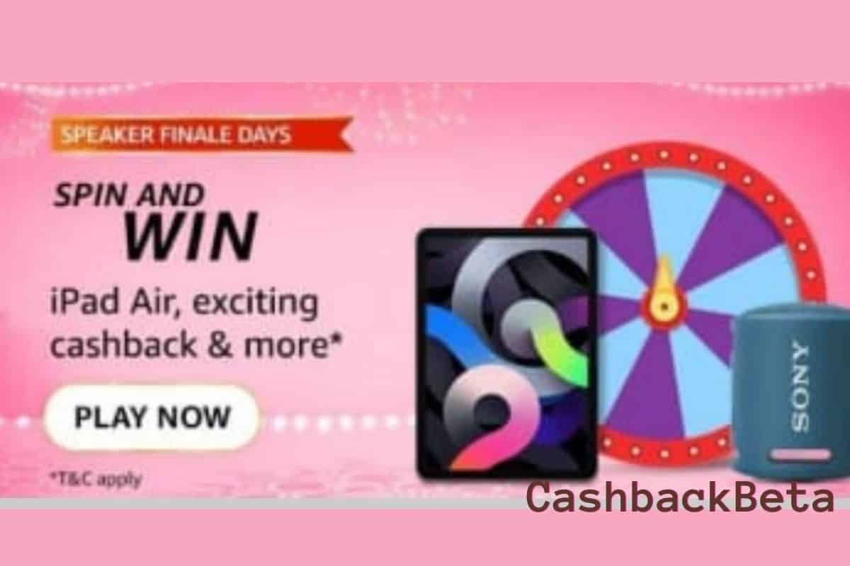 Amazon Speaker Finale Days Spin and Win Quiz answers