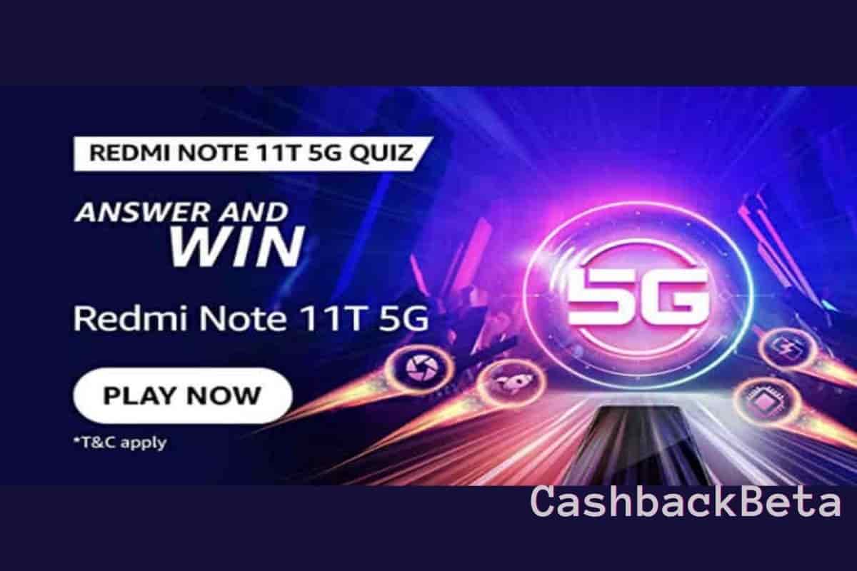 Amazon Redmi Note 11T 5G Quiz