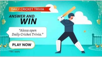 Amazon Alexa Daily Cricket Trivia Quiz answers