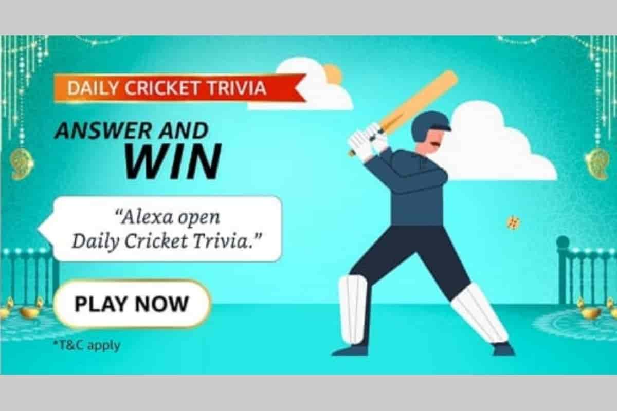 Amazon Alexa Daily Cricket Trivia Quiz answers
