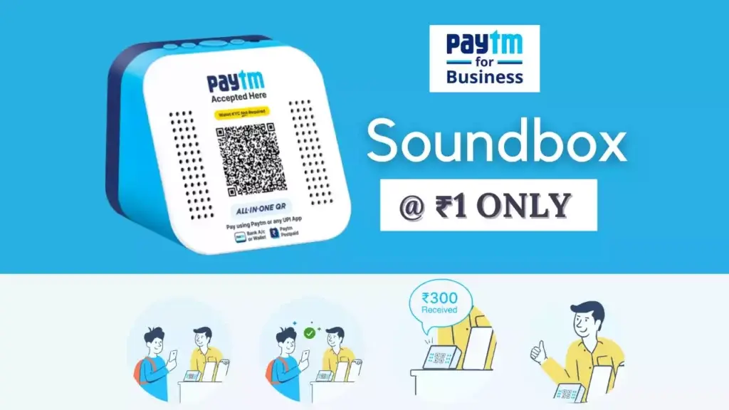 Buy Paytm Soundbox for FREE at Rs 1 Price