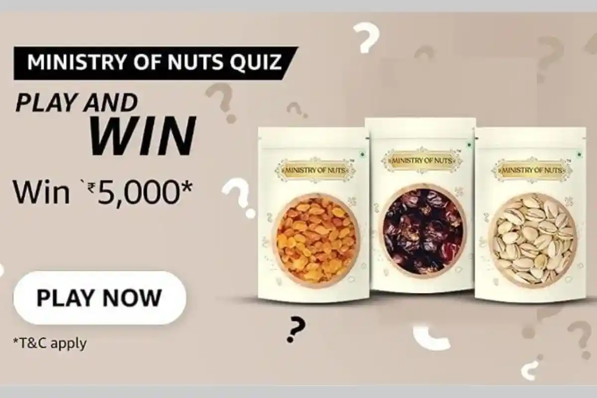 Amazon Ministry of Nuts Quiz answers