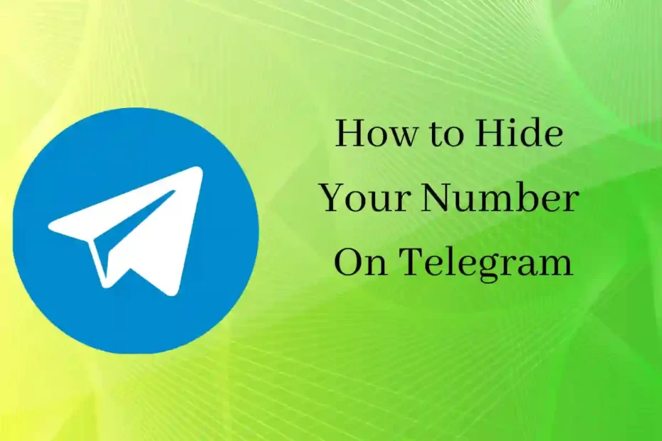 Hide your number on telegram