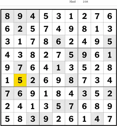 nyt sudoku hard 12 april 2023 answers